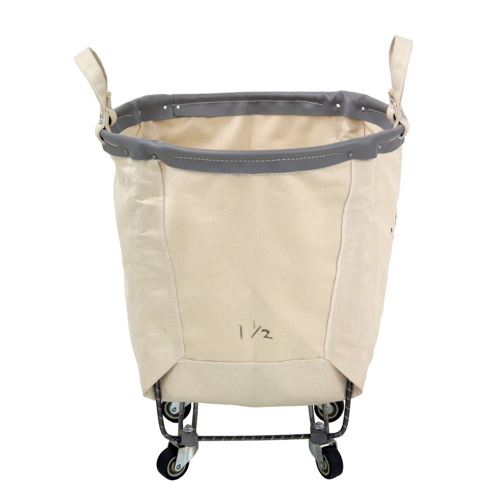 Round Natural Canvas Portable Laundry Hampers - 186