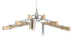Six Lath Victorian Ceiling Clothes Airers - A1256 